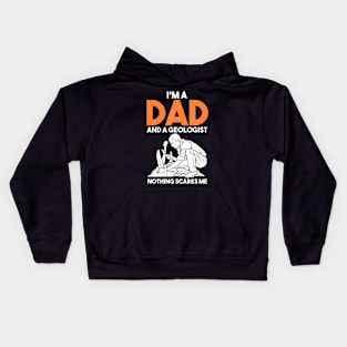 Geology Rock Collector Father Dad Geologist Kids Hoodie